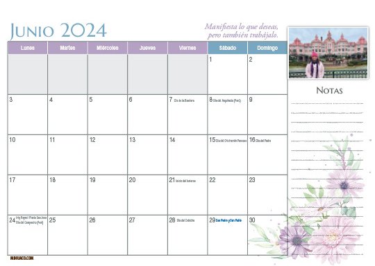 Calendario de mesa base triangular - Imagen 6