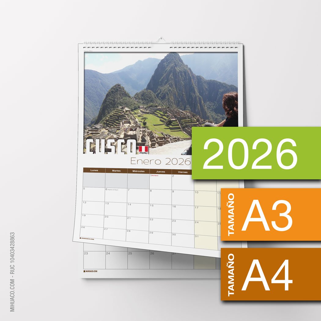 calendario cusco peru machu picchu